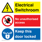CC13162: Electrical Switchroom  - No Unauthorised Access - Keep Door Locked