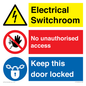 CC13162: Electrical Switchroom  - No Unauthorised Access - Keep Door Locked