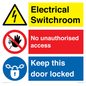 CC13162: Electrical Switchroom  - No Unauthorised Access - Keep Door Locked