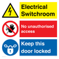 CC13162: Electrical Switchroom  - No Unauthorised Access - Keep Door Locked