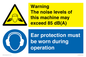 CC13226: Warning The noise levels of this machine may exceed 85 db(A) Ear Protection must be word during operation