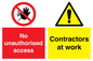 CC13411: No unauthorised access - Contractors at work