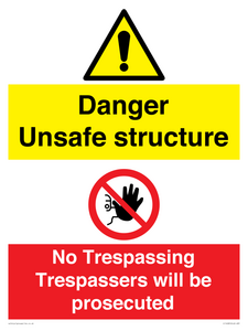 CC14085: Unsafe structure no trespassing