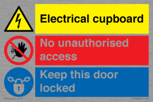 CC16343: Electrical Cupboard  - No Unauthorised Access - Keep Door Locked