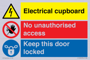 CC16343: Electrical Cupboard  - No Unauthorised Access - Keep Door Locked