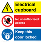 CC16343: Electrical Cupboard  - No Unauthorised Access - Keep Door Locked