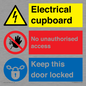 CC16343: Electrical Cupboard  - No Unauthorised Access - Keep Door Locked