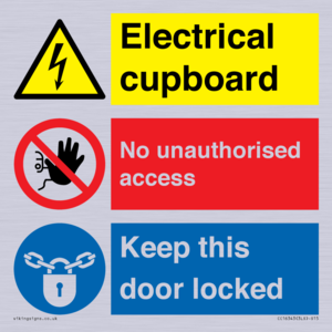 CC16343: Electrical Cupboard  - No Unauthorised Access - Keep Door Locked
