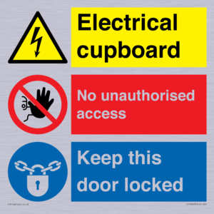 CC16343: Electrical Cupboard  - No Unauthorised Access - Keep Door Locked