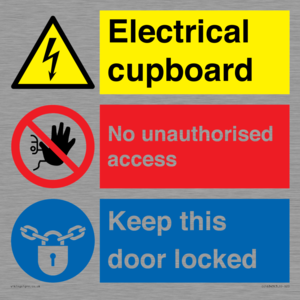 CC16343: Electrical Cupboard  - No Unauthorised Access - Keep Door Locked