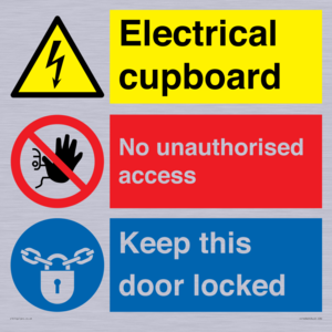 CC16343: Electrical Cupboard  - No Unauthorised Access - Keep Door Locked