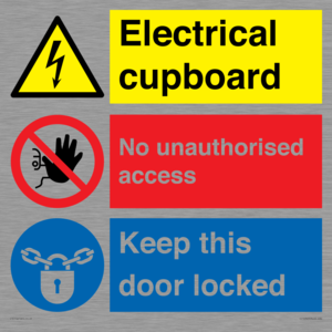 CC16343: Electrical Cupboard  - No Unauthorised Access - Keep Door Locked