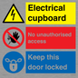 CC16343: Electrical Cupboard  - No Unauthorised Access - Keep Door Locked