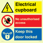 CC16343: Electrical Cupboard  - No Unauthorised Access - Keep Door Locked