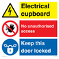 CC16343: Electrical Cupboard  - No Unauthorised Access - Keep Door Locked