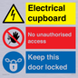 CC16343: Electrical Cupboard  - No Unauthorised Access - Keep Door Locked