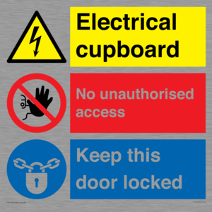 CC16343: Electrical Cupboard  - No Unauthorised Access - Keep Door Locked