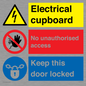 CC16343: Electrical Cupboard  - No Unauthorised Access - Keep Door Locked