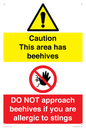 CC16684: Caution beehives / Do not approach