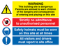 CC513: General site safety sign