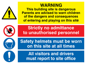 CC513: General site safety sign