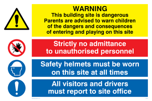 CC513: General site safety sign