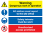 CC5387: Site safety combination Sign