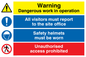CC5387: Site safety combination Sign