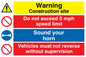 CC5393: Construction safety combination Sign