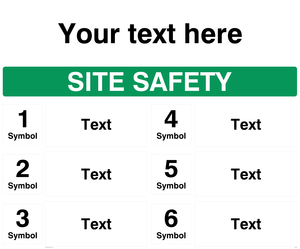 CC5591: Custom Site safety board 6X slots
