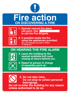 CF5179: Fire Action Notice