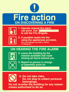 CF5179: Fire Action Notice
