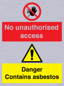 CH16273: No unauthorised access, asbestos present