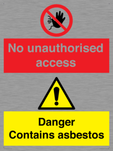 CH16273: No unauthorised access, asbestos present
