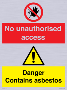 CH16273: No unauthorised access, asbestos present
