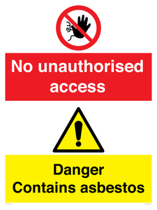 CH16273: No unauthorised access, asbestos present