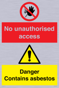 CH16273: No unauthorised access, asbestos present