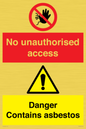 CH16273: No unauthorised access, asbestos present