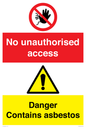 CH16273: No unauthorised access, asbestos present