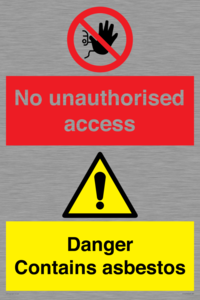 CH16273: No unauthorised access, asbestos present