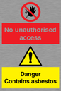 CH16273: No unauthorised access, asbestos present