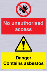 CH16273: No unauthorised access, asbestos present