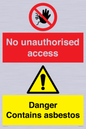 CH16273: No unauthorised access, asbestos present