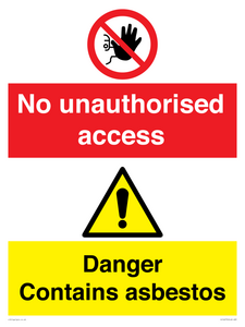 CH16273: No unauthorised access, asbestos present