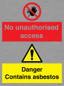 CH16273: No unauthorised access, asbestos present