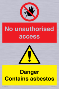CH16273: No unauthorised access, asbestos present