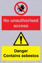 CH16273: No unauthorised access, asbestos present