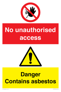 CH16273: No unauthorised access, asbestos present