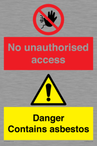 CH16273: No unauthorised access, asbestos present