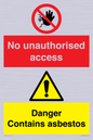 CH16273: No unauthorised access, asbestos present
